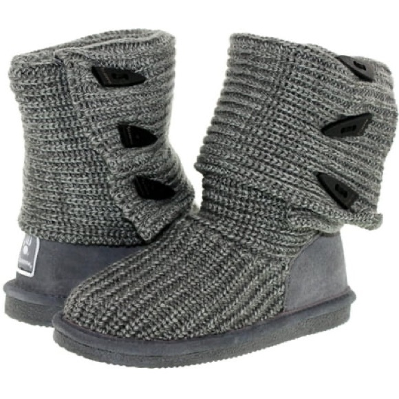 BearPaw Shoes - Bearpaw boots knit tall size 7
